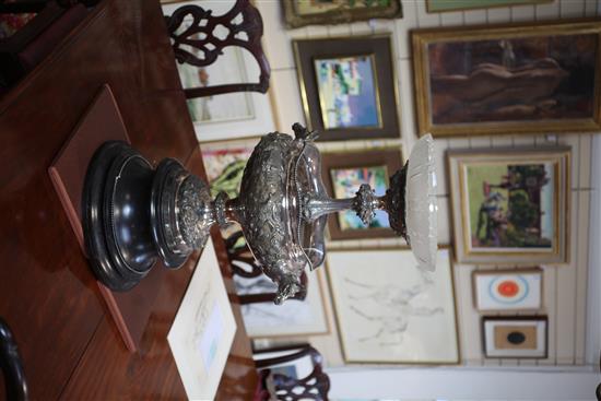 An impressive Victorian silver trophy centrepiece The Warwick Cup, by Robert Hennell IV,